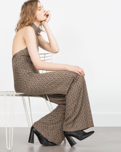 Small jacquard sweater