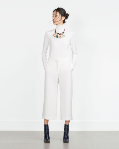 Wide tube pants