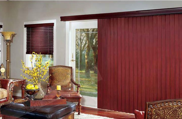 Basswood vertical blinds