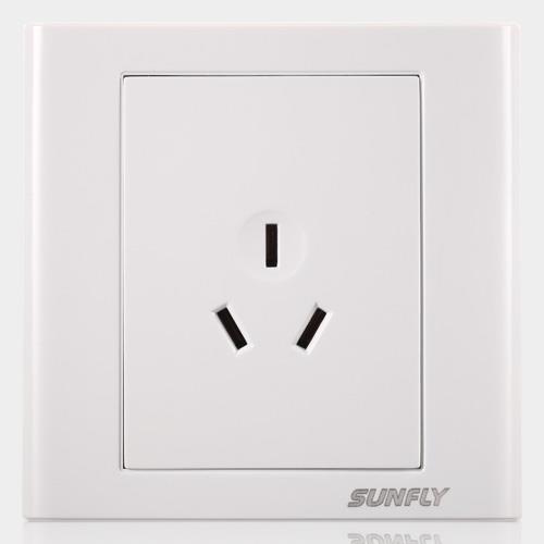 Pole flat socket 16A
