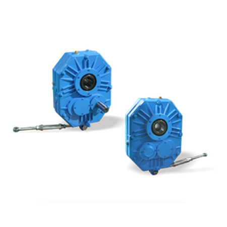 Special hanging belt conveyor type gear box