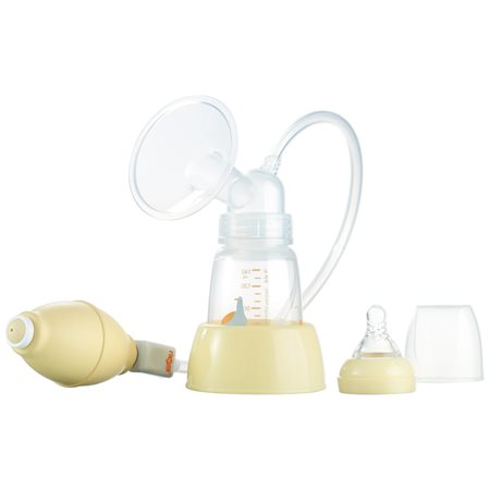 新型带瓶吸奶器