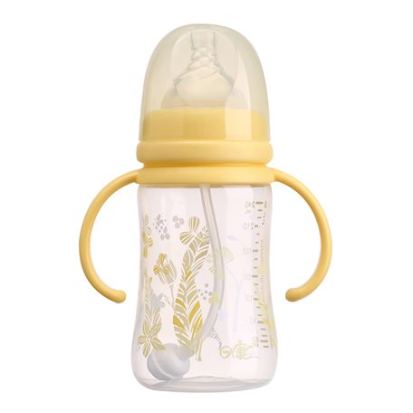 宽口有柄自动奶瓶PP